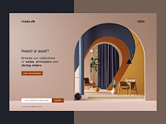几何抽象与清洁色彩 构建形式工厂v2的3D网页设计体验